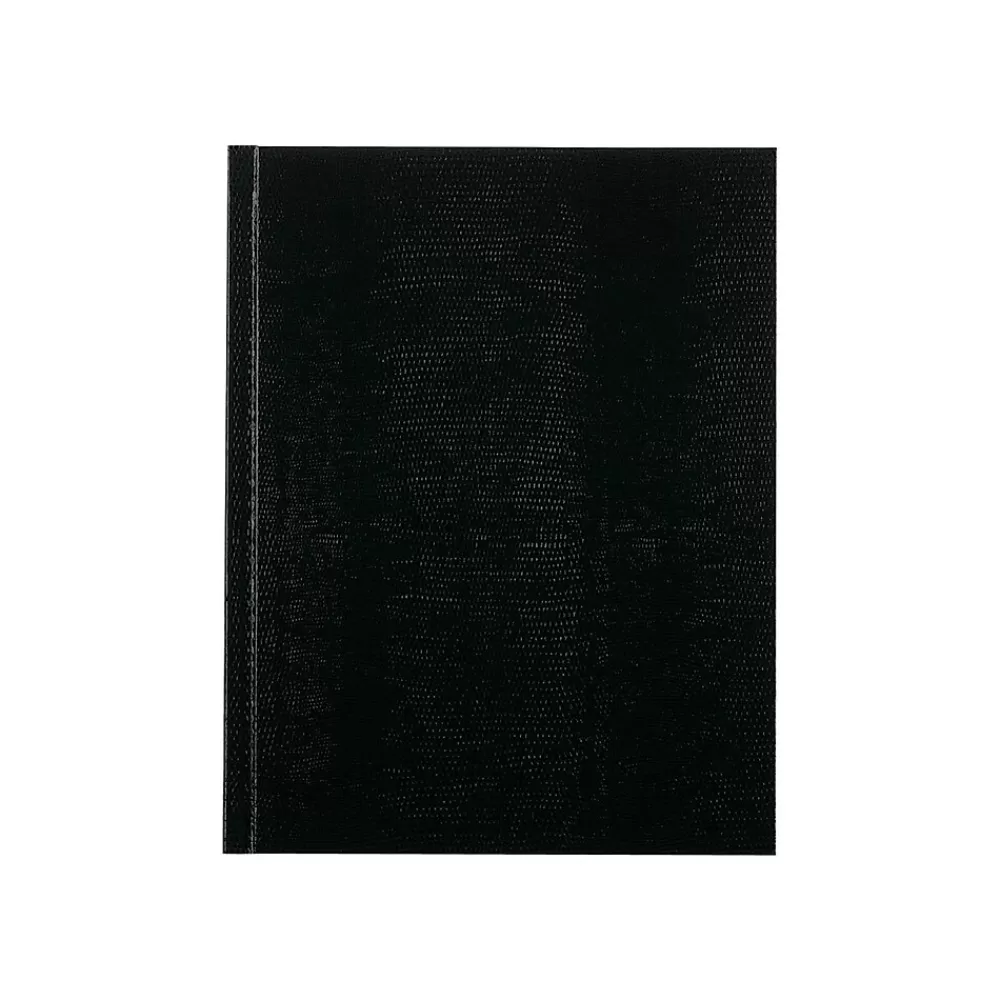 Blueline Journals<Executive Hardcover Journal, 7.25" x 9.25", College Ruled, Black, 150 Pages (A7.BLK)