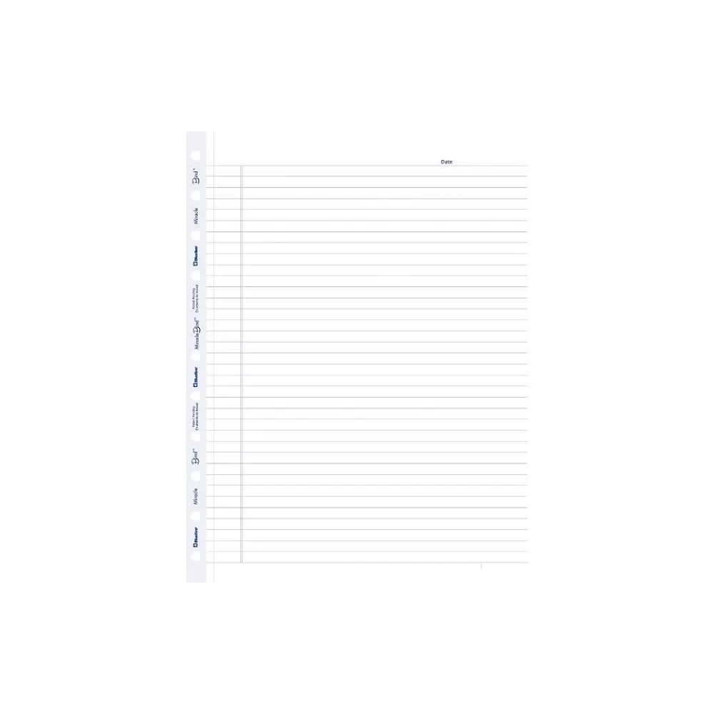 Blueline Filler Paper<MiracleBind College Ruled Filler Paper, 9.07" x 11", 50 Sheets/Pack (AFR11050R)