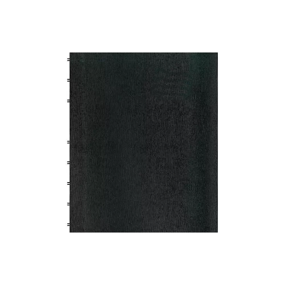Blueline Notebooks<MiracleBind Professional Notebooks, 7.25" x 9.25", College Ruled, 75 Sheets, Black (AF9150.81)