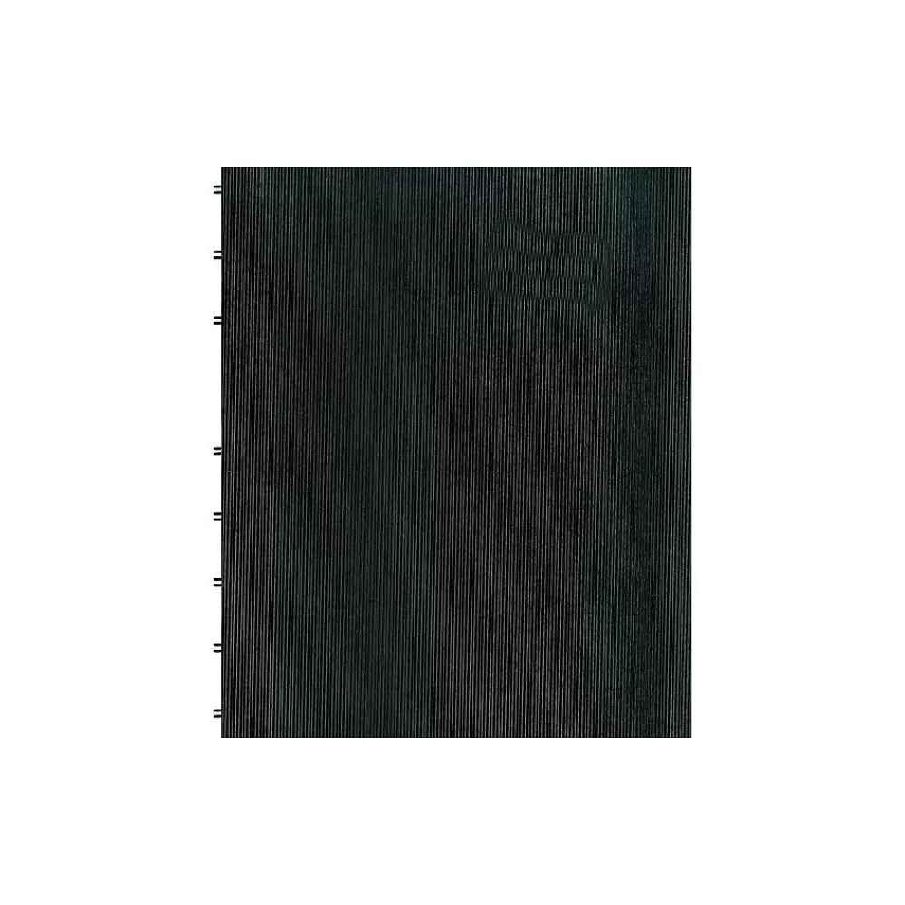 Blueline Notebooks<MiracleBind 1-Subject Professional Notebooks, 11" x 9.0625", College Ruled, 75 Sheets, Black (AF11150.81)