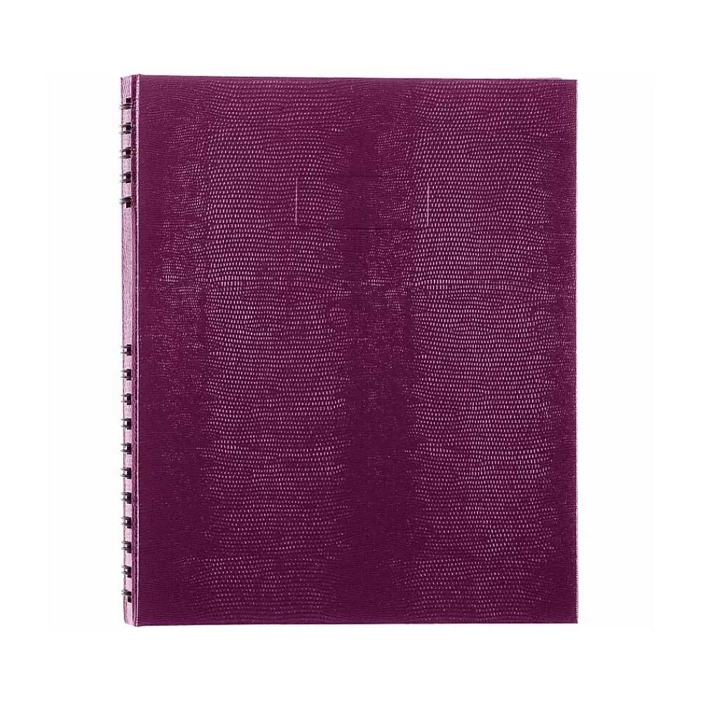 Blueline Journals<NotePro Hardcover Executive Journal, 8.5" x 10.75", Wide-Ruled, Grape, 200 Pages (A10200.RAS)