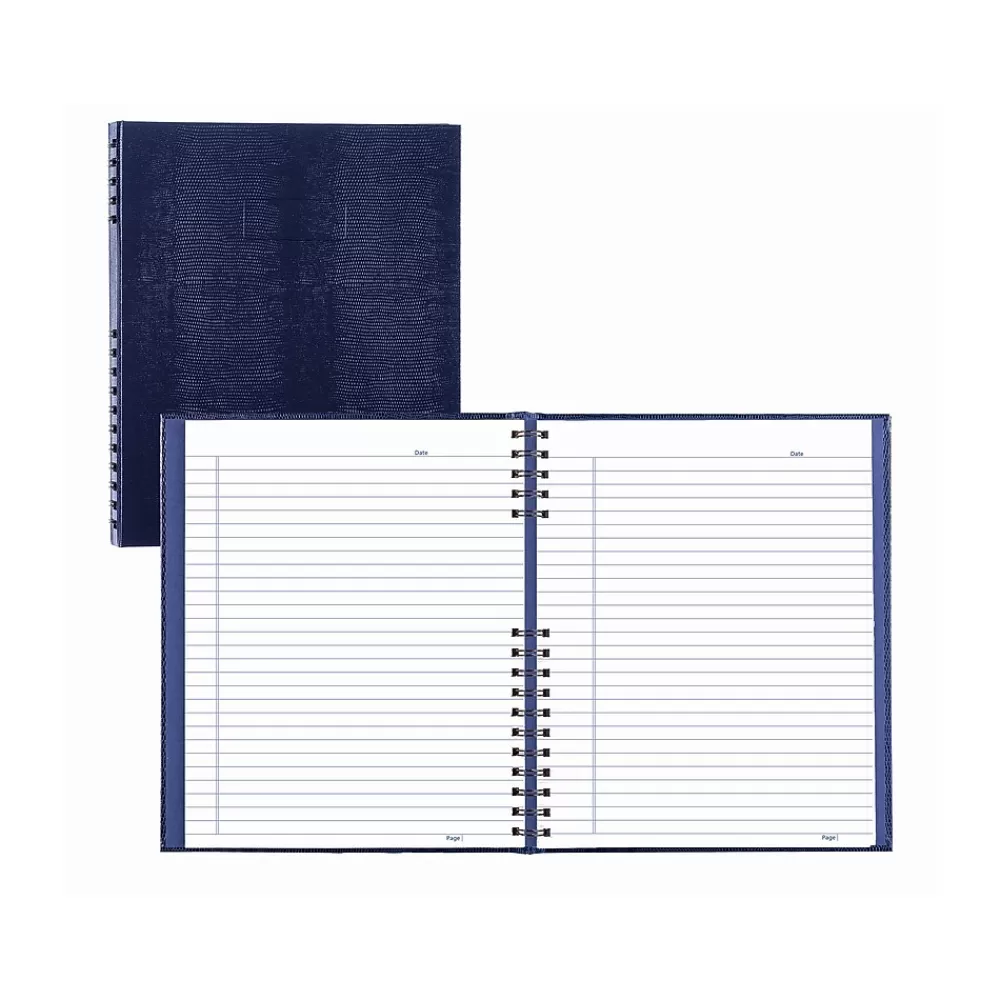 Blueline Journals<NotePro Hardcover Executive Journal, 8.5" x 10.75", Wide-Ruled, Indigo Blue, 200 Pages (A10200.BLU)