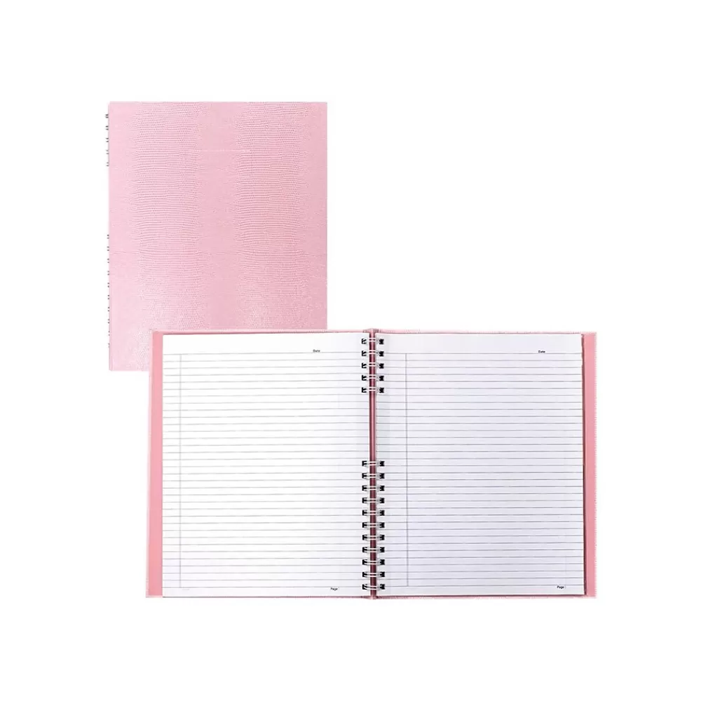 Blueline Notebooks<NotePro Pink Ribbon 1-Subject Professional Notebooks, 8.5" x 10.75", College Ruled, 100 Sheets, Pink (A10200.PNK2)