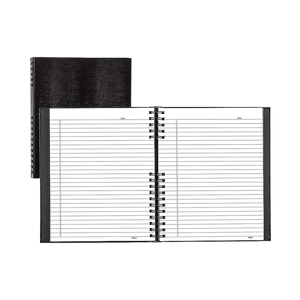 Blueline Notebooks<NotePro 1-Subject Professional Notebooks, 8.5" x 10.75", College Ruled, 150 Sheets, Black (A10300.BLK)