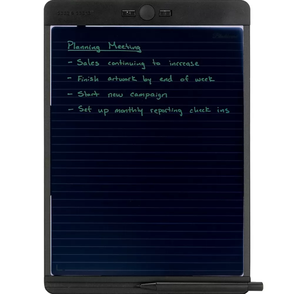 Boogie Board Notepads<Blackboard Smart Notepad, 8.5" x 11", Black, 1 Sheets/Pad (BD0110001)