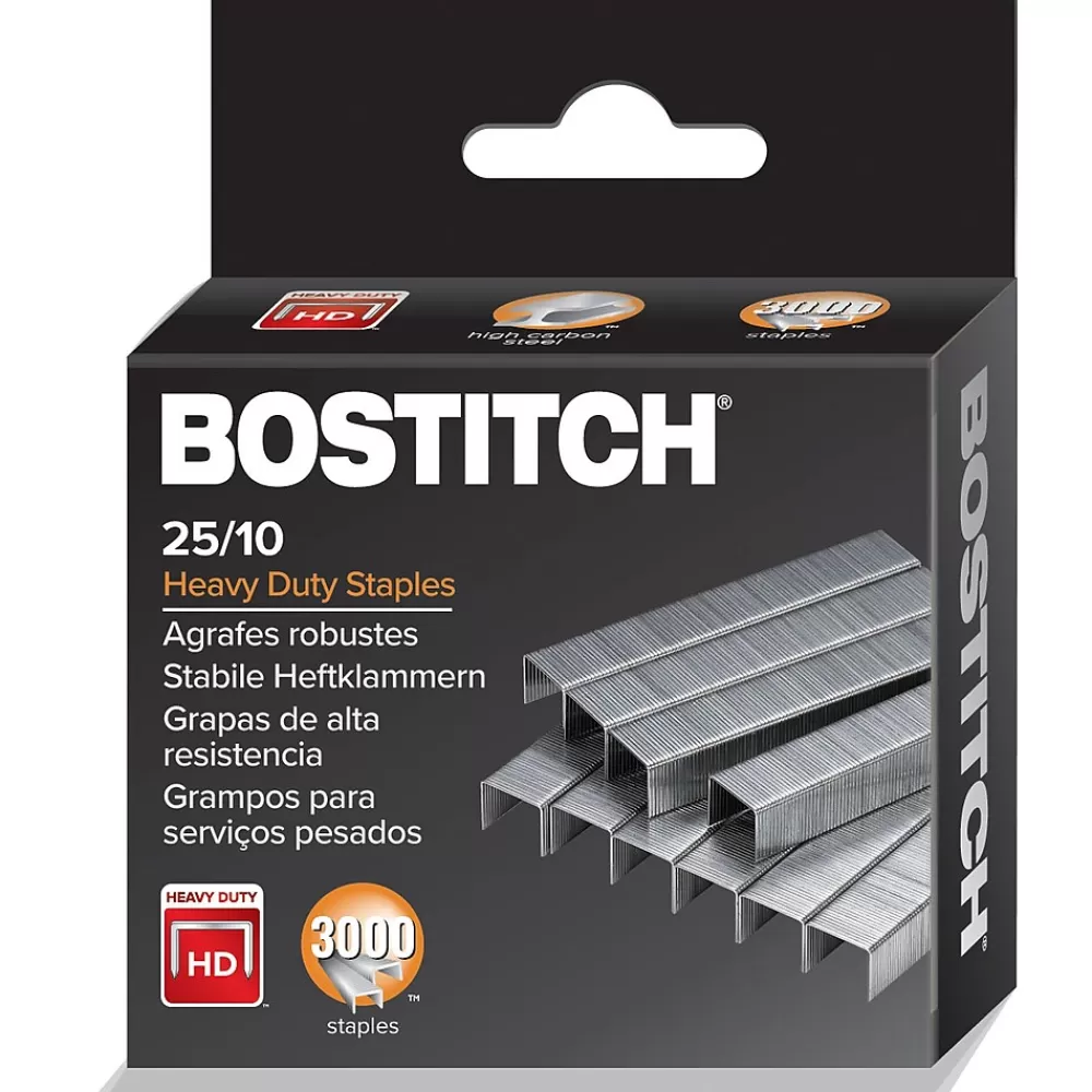 Bostitch Staples<3/8" Length High Capacity Staples, Full Strip, 3000/Box (STAN1962)