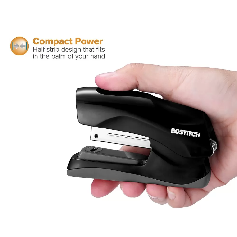 Bostitch Staplers<Desktop Stapler, 40-Sheet Capacity, Staples Included, Black (B175-BLK)