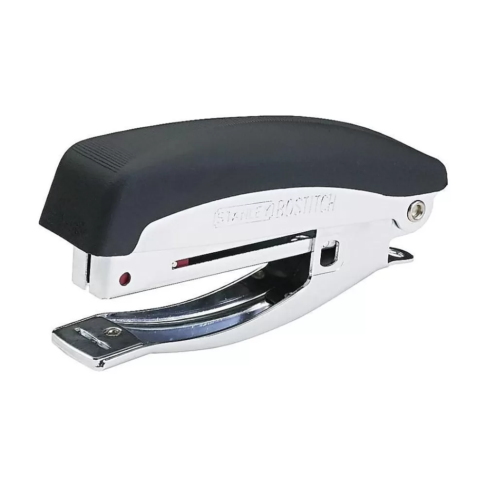 Bostitch Staplers<Deluxe Hand-Held Stapler, 20 Sheet Capacity, Black/Chrome (42100)