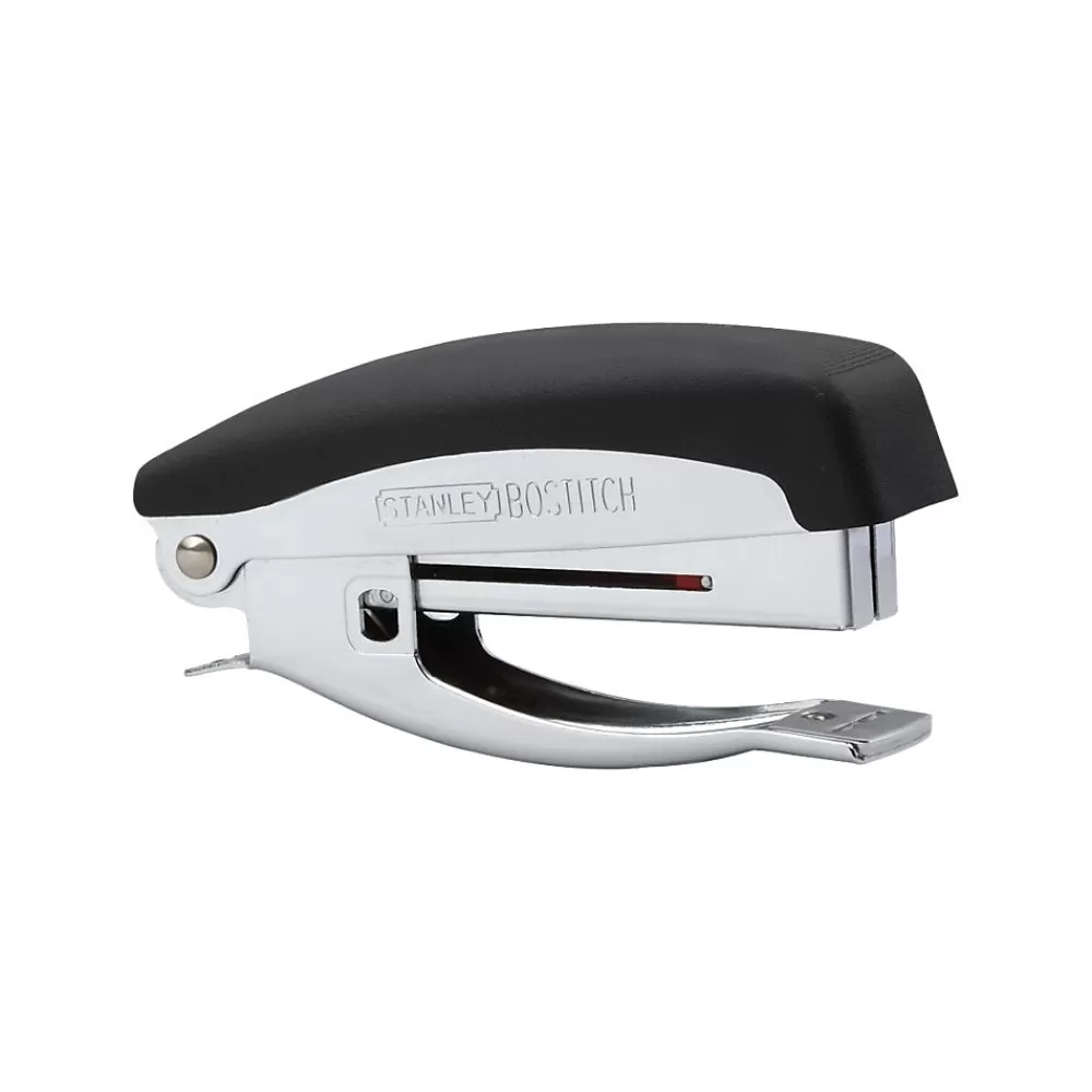 Bostitch Staplers<Deluxe Hand-Held Stapler, 20 Sheet Capacity, Black/Chrome (42100)