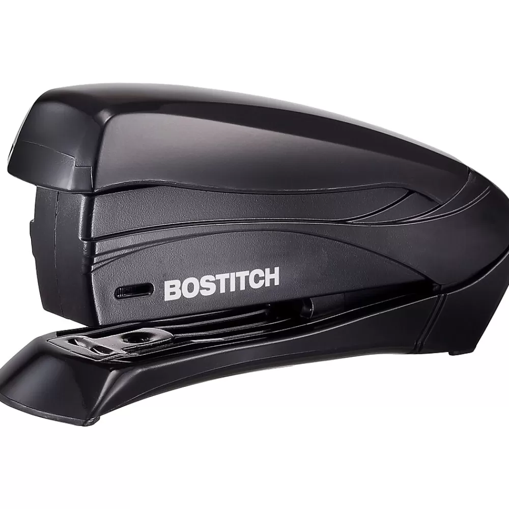 Bostitch Staplers<Inspire Handheld Stapler, 15-Sheet Capacity, Staples Included, Black (1491-BLK)