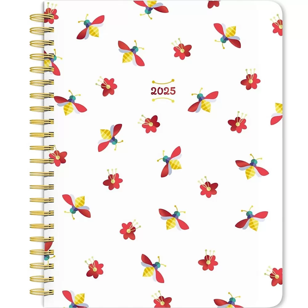 BrownTrout 2025 Planners<2025 Busy Bees 6" x 7.75" Weekly Desk Planner, Paper Cover, Multicolored (9781975478438)