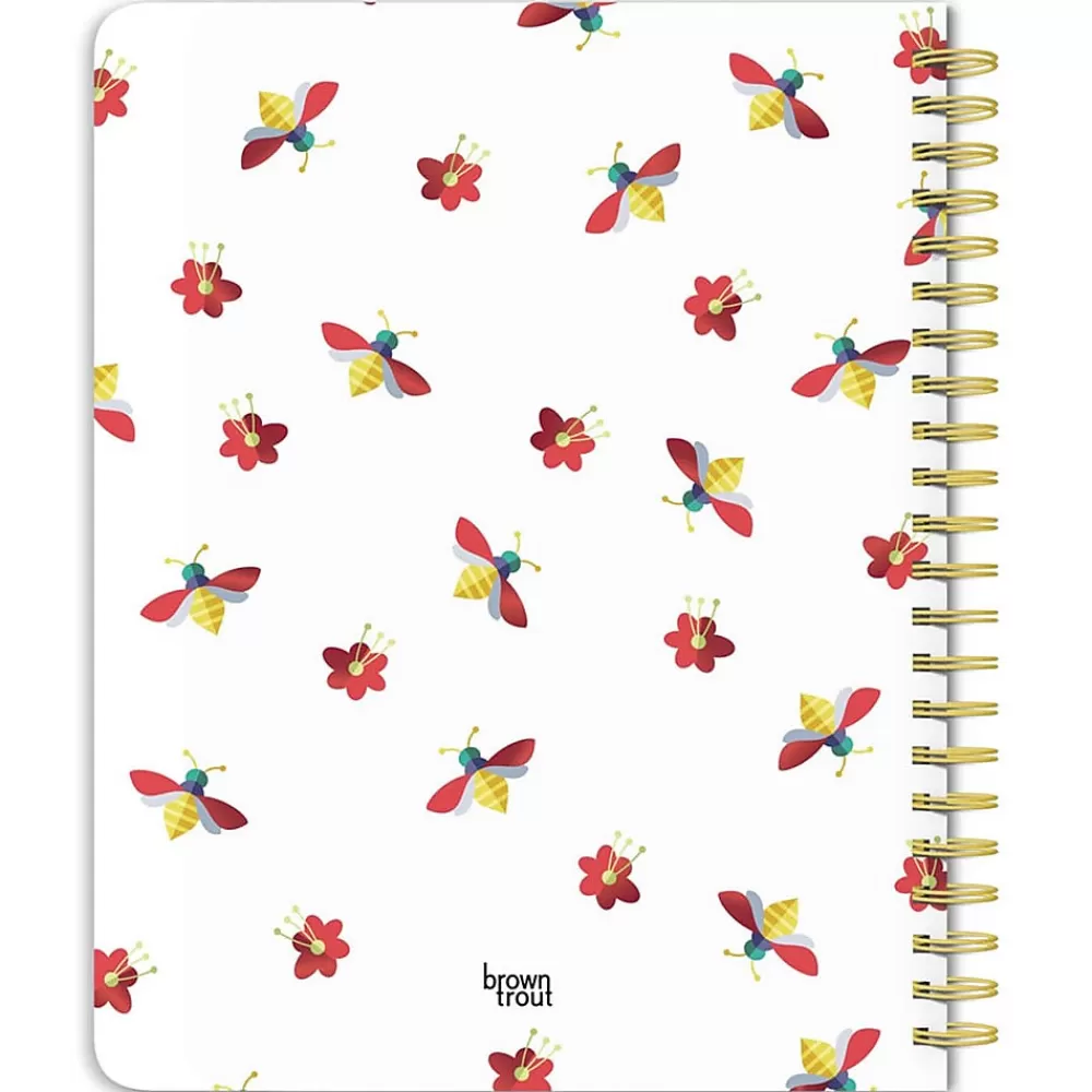 BrownTrout 2025 Planners<2025 Busy Bees 6" x 7.75" Weekly Desk Planner, Paper Cover, Multicolored (9781975478438)