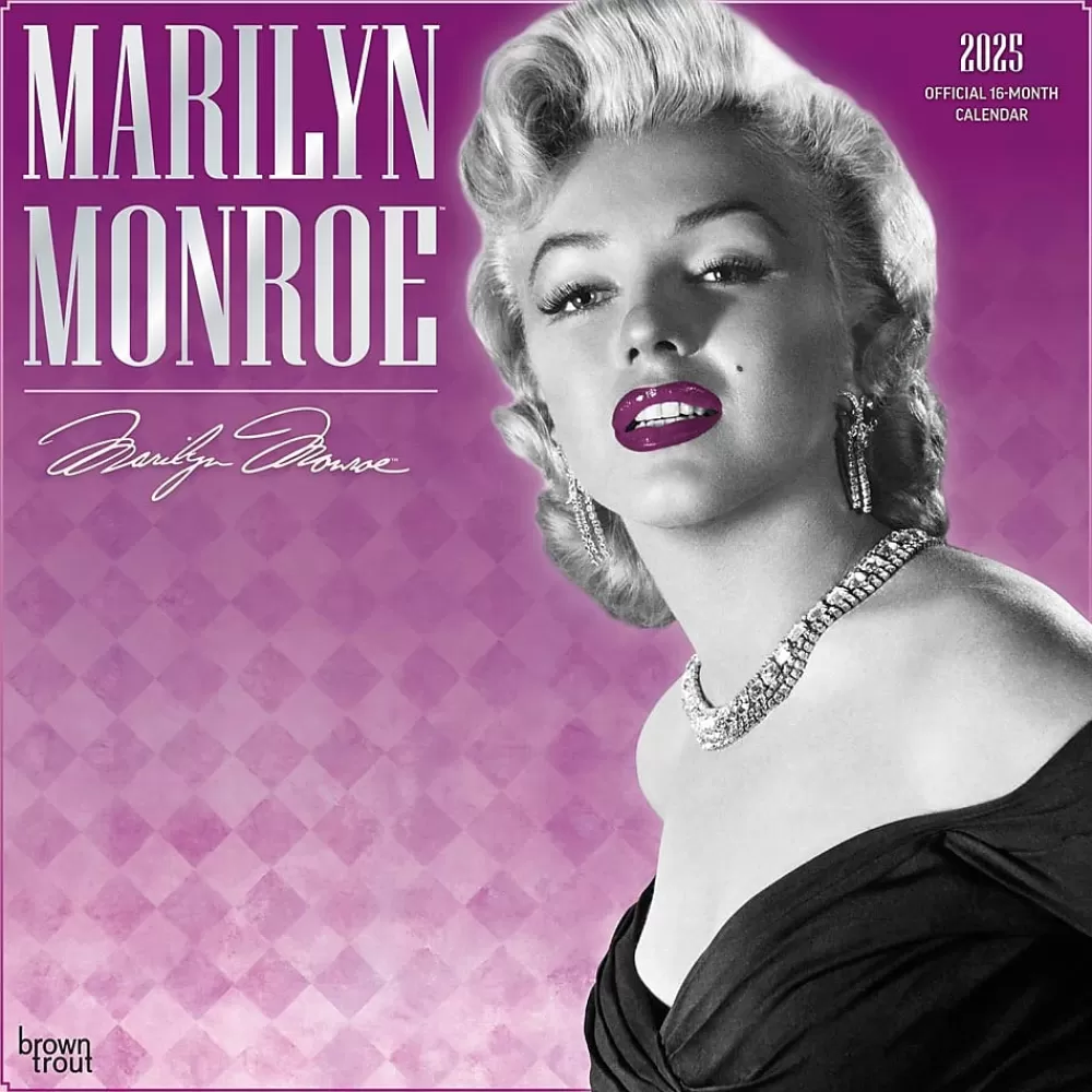 BrownTrout 2025 Calendars<2025 Marilyn Monroe 12" x 12" Monthly Wall Calendar (9781975479657)