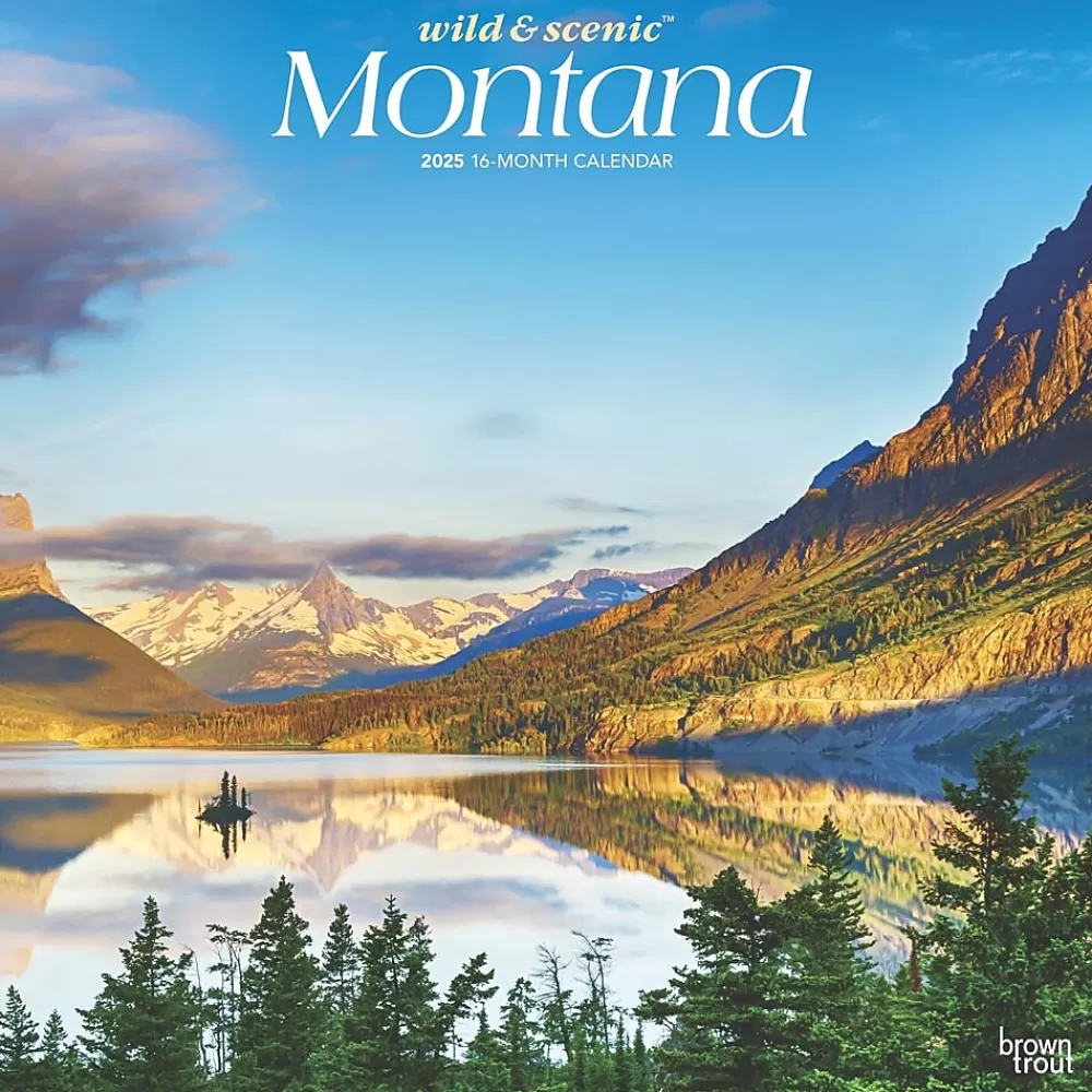 BrownTrout 2025 Calendars<2025 Montana Wild & Scenic 12" x 12" Monthly Wall Calendar (9781975475314)