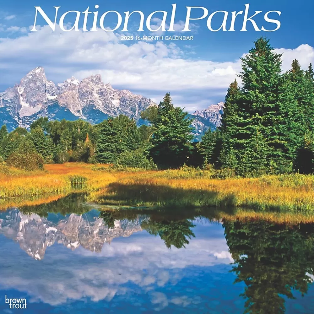 BrownTrout 2025 Calendars<2025 National Parks 12" x 12" Monthly Wall Calendar (9781975475345)