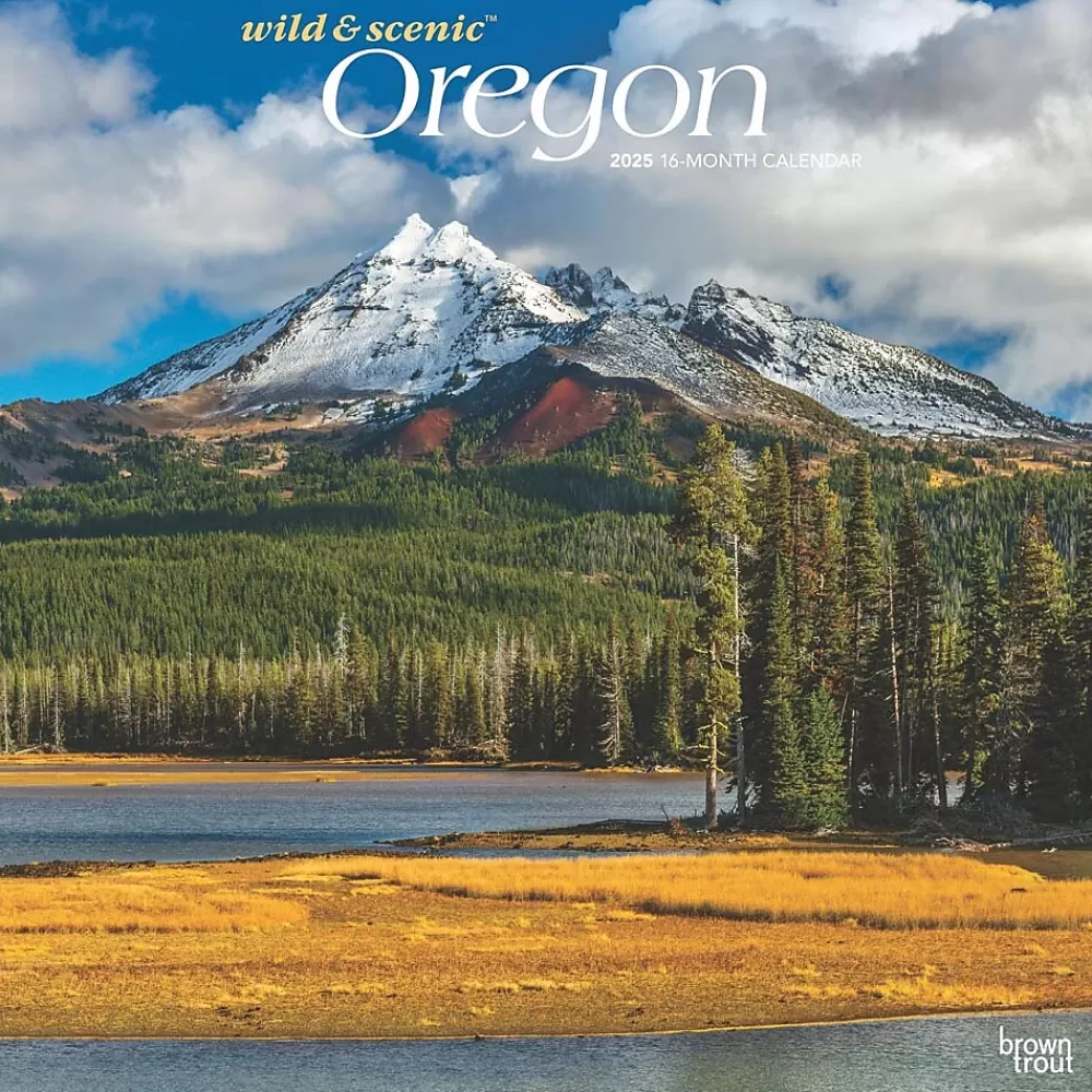 BrownTrout 2025 Calendars<2025 Oregon Wild & Scenic 12" x 12" Monthly Wall Calendar (9781975475505)