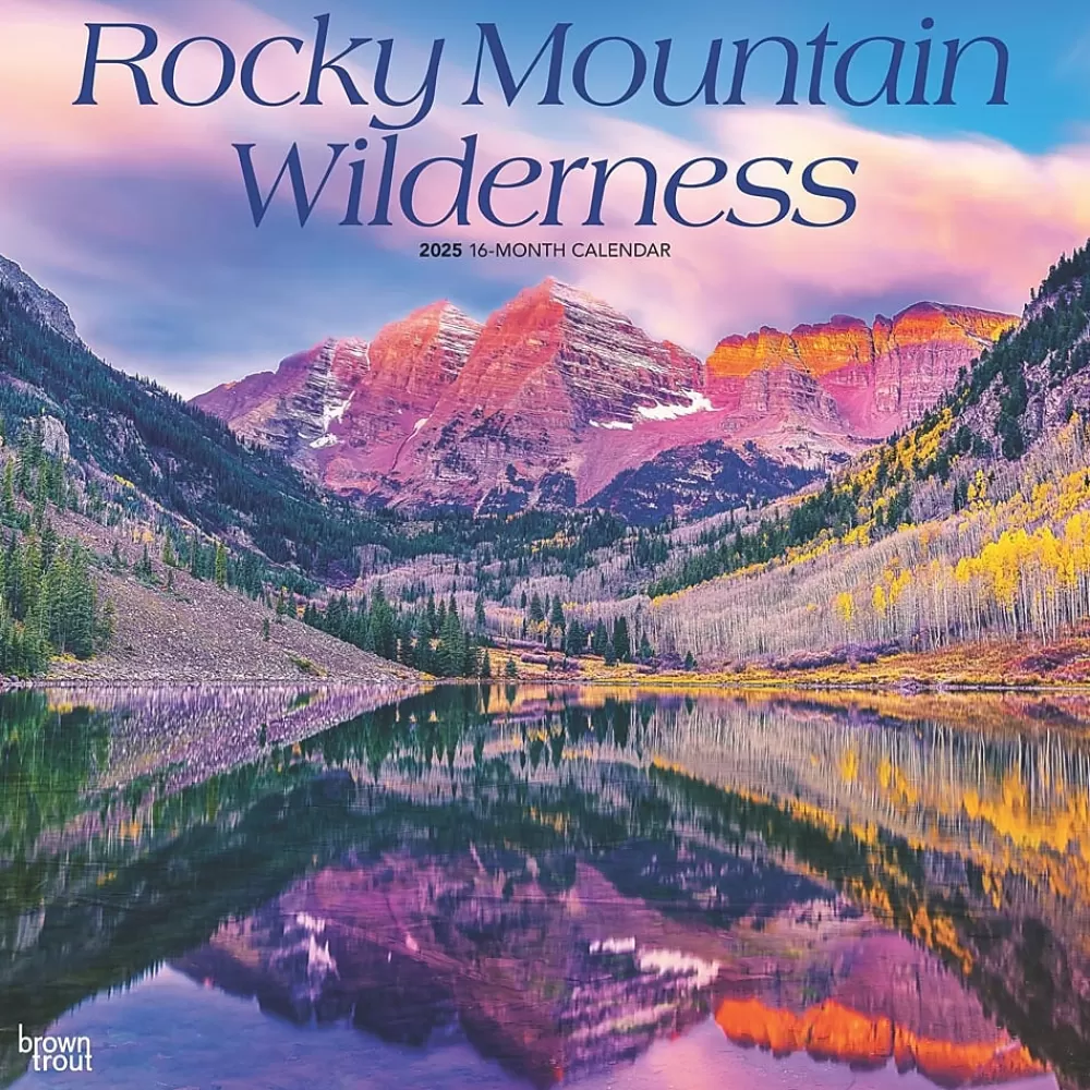 BrownTrout 2025 Calendars<2025 Rocky Mountain Wilderness 12" x 12" Monthly Wall Calendar (9781975475628)