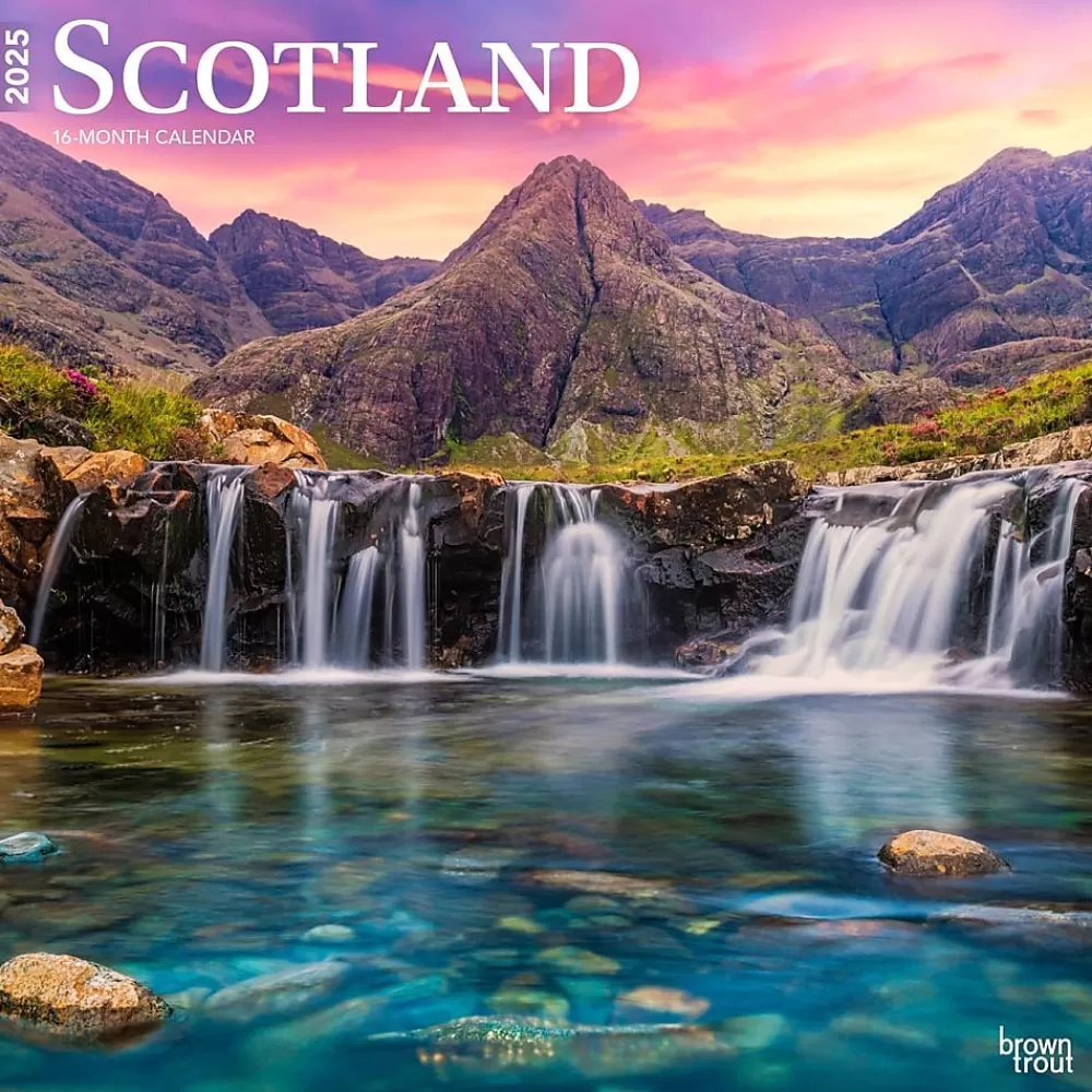 BrownTrout 2025 Calendars<2025 Scotland 12" x 12" Monthly Wall Calendar (9781975477691)