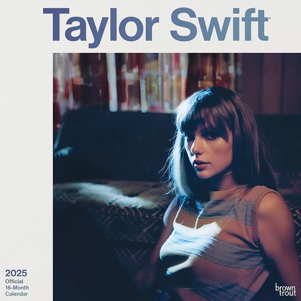 BrownTrout 2025 Calendars<2025 Taylor Swift OFFICIAL 12" x 24" Monthly Square Wall Calendar (9781975479633)