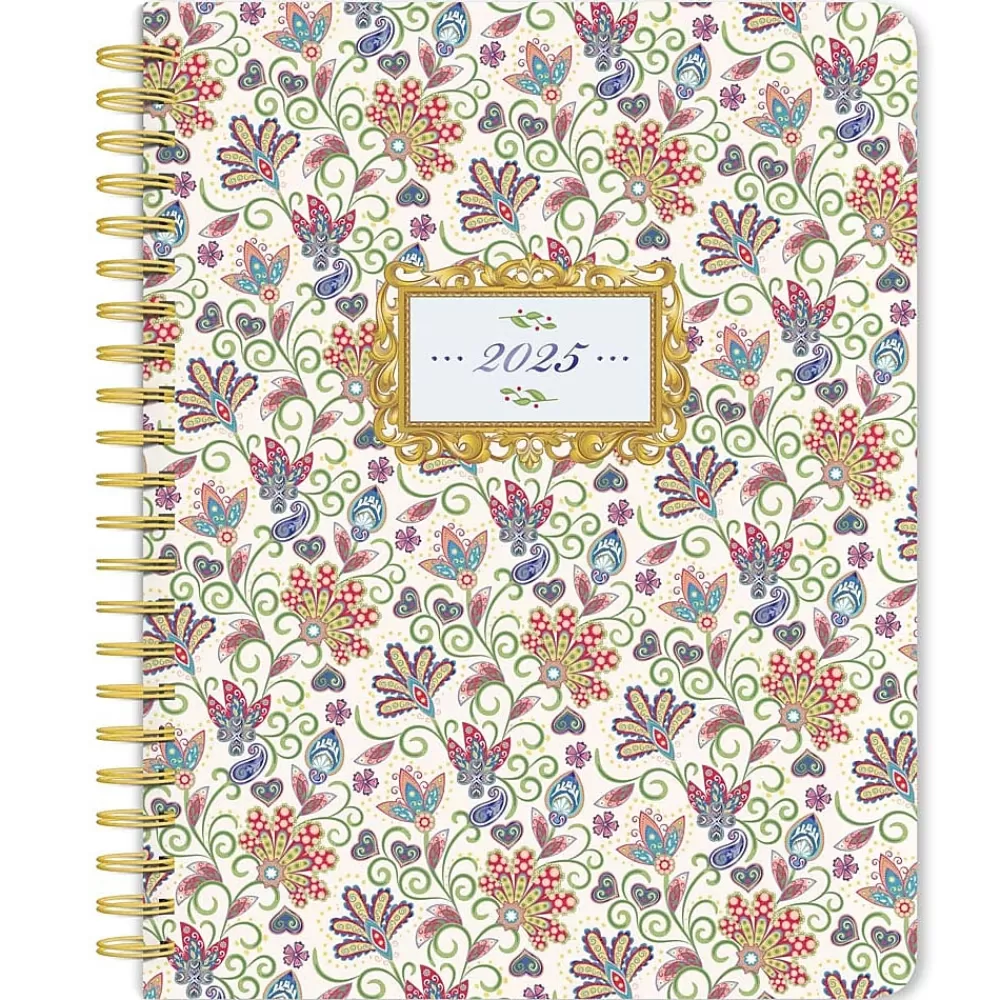 BrownTrout 2025 Planners<2025 Tuscan Delight 6" x 7.75" Weekly Desk Planner, Paper Cover, Multicolored (9781975480615)