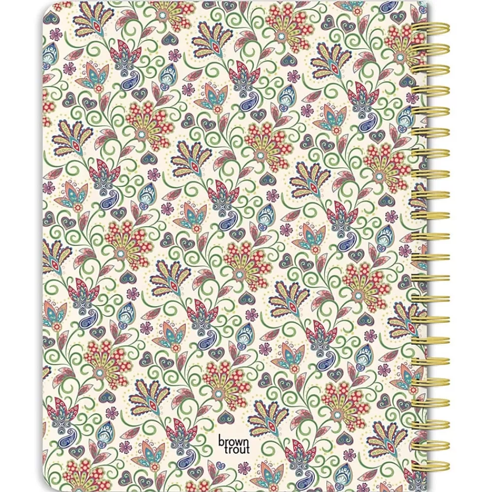 BrownTrout 2025 Planners<2025 Tuscan Delight 6" x 7.75" Weekly Desk Planner, Paper Cover, Multicolored (9781975480615)