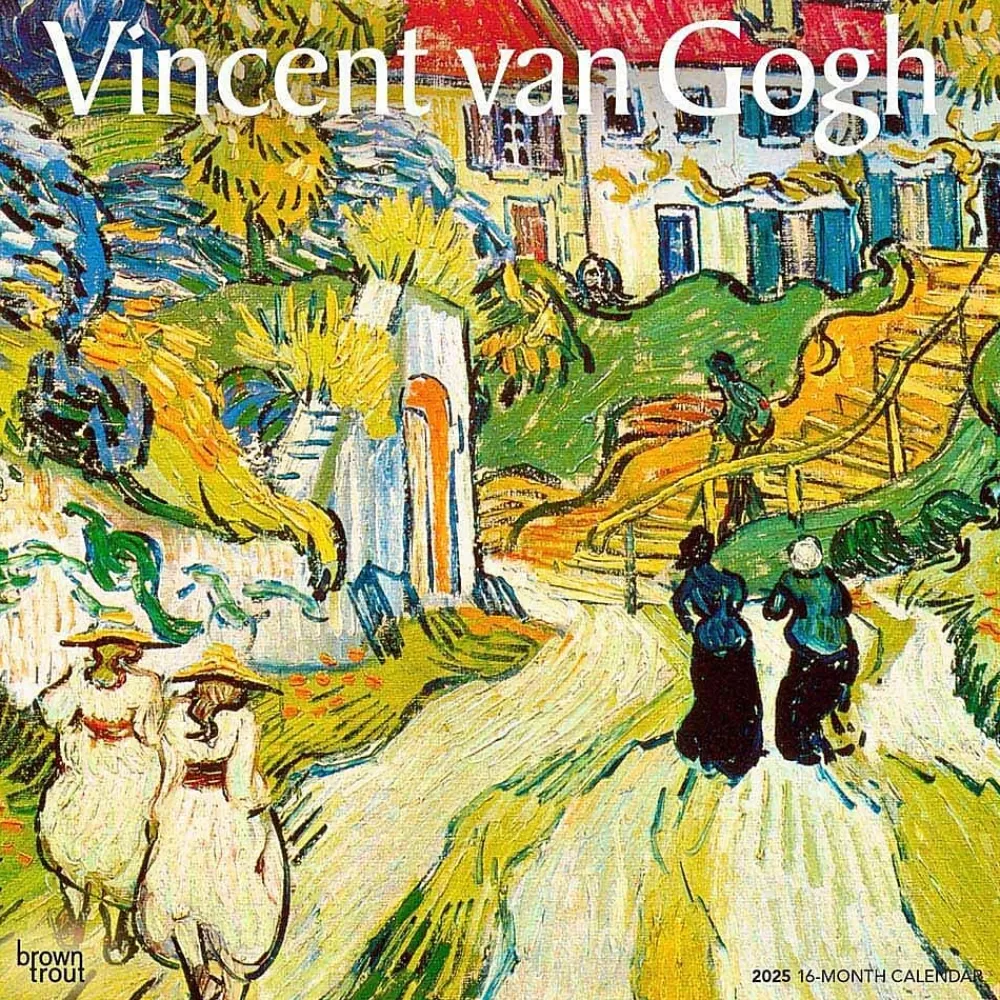 BrownTrout 2025 Calendars<2025 Vincent van Gogh 12" x 12" Monthly Wall Calendar (9781975477929)