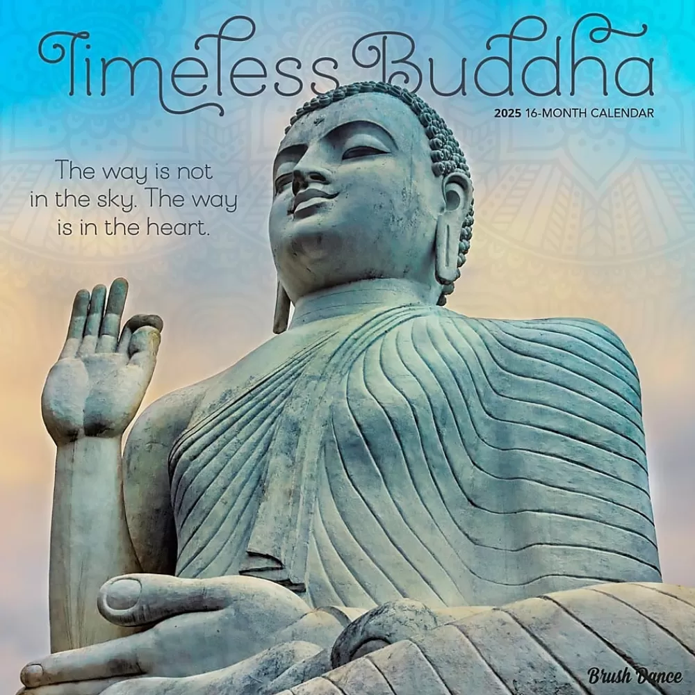 Brush Dance 2025 Calendars<2025 Timeless Buddha 12" x 12" Monthly Wall Calendar (9781975478674)