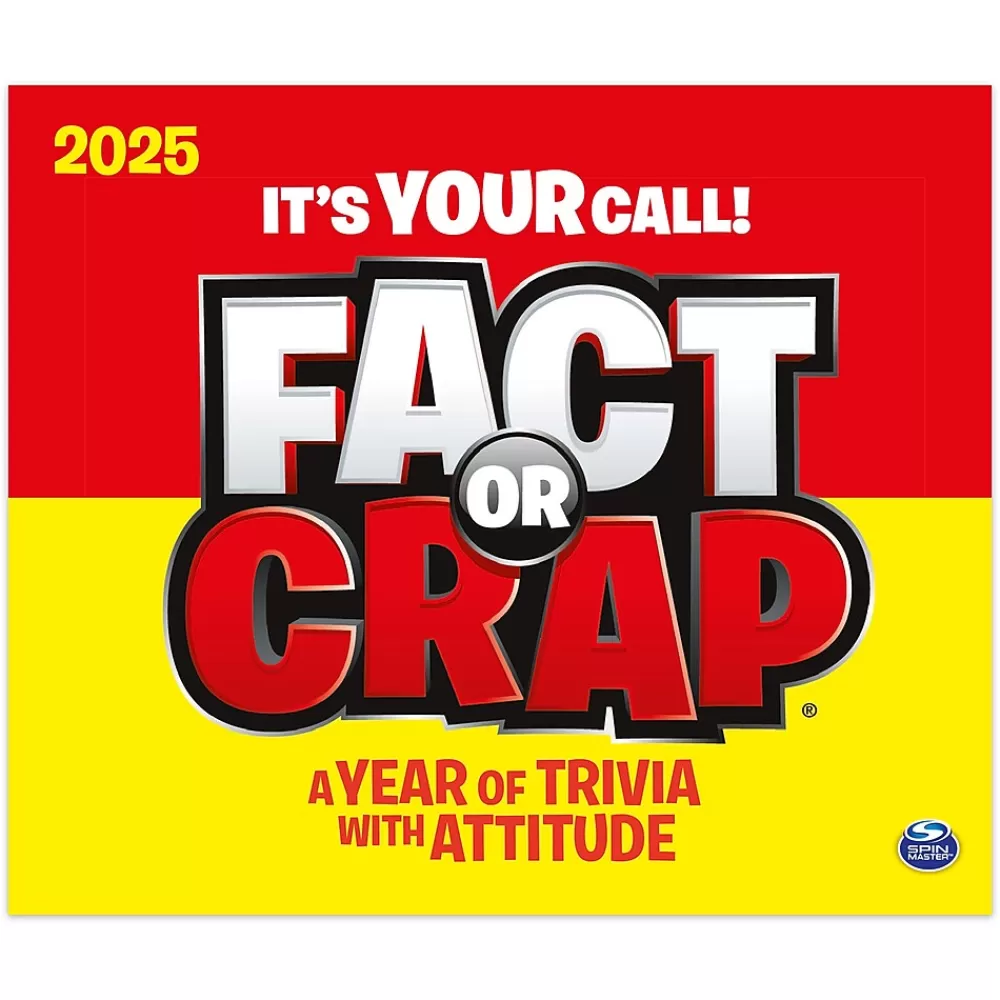 Cal Ink 2025 Calendars<2025 Fact or Crap 6" x 5" Day-to-Day Desktop Box Calendar (9781645915898)
