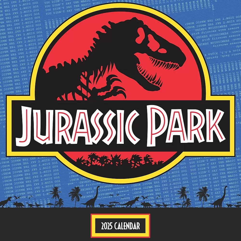 Cal Ink 2025 Calendars<2025 Jurassic Park 12" x 12" Monthly Wall Calendar (9781645916826)