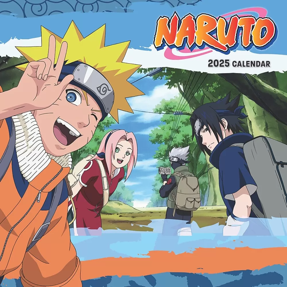 Cal Ink 2025 Calendars<2025 Naruto 12" x 12" Monthly Wall Calendar (9781645916864)