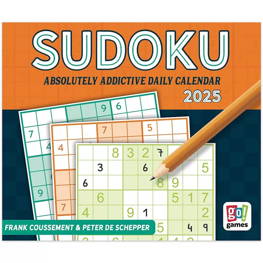 Cal Ink 2025 Calendars<2025 Sudoku 6" x 5" Day-to-Day Desktop Box Calendar (9781645915904)