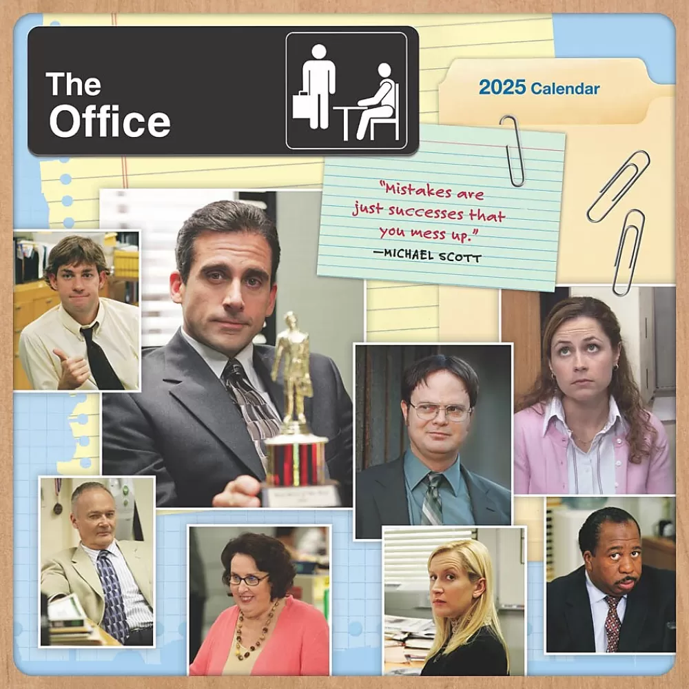 Cal Ink 2025 Calendars<2025 The Office 12" x 12" Monthly Wall Calendar (9781645916895)