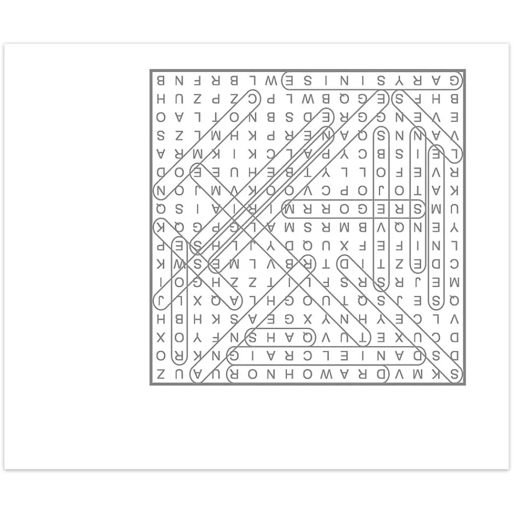 Cal Ink 2025 Calendars<2025 Word Search 6" x 5" Day-to-Day Desktop Box Calendar (9781645915911)