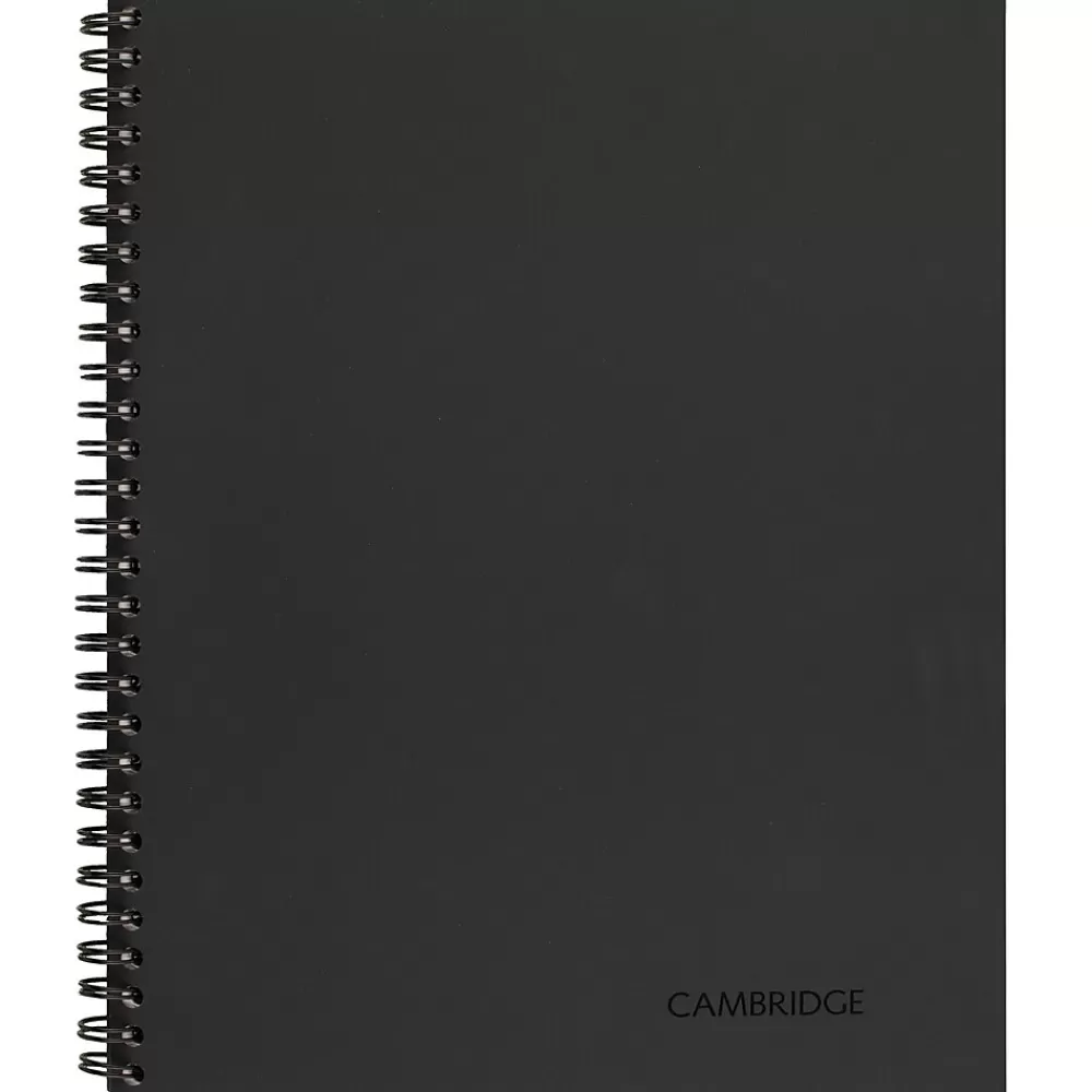 Cambridge Notebooks<Legal 1-Subject Professional Notebooks, 6.5" x 9.5", Legal Ruled, 80 Sheets, Gray (06672)