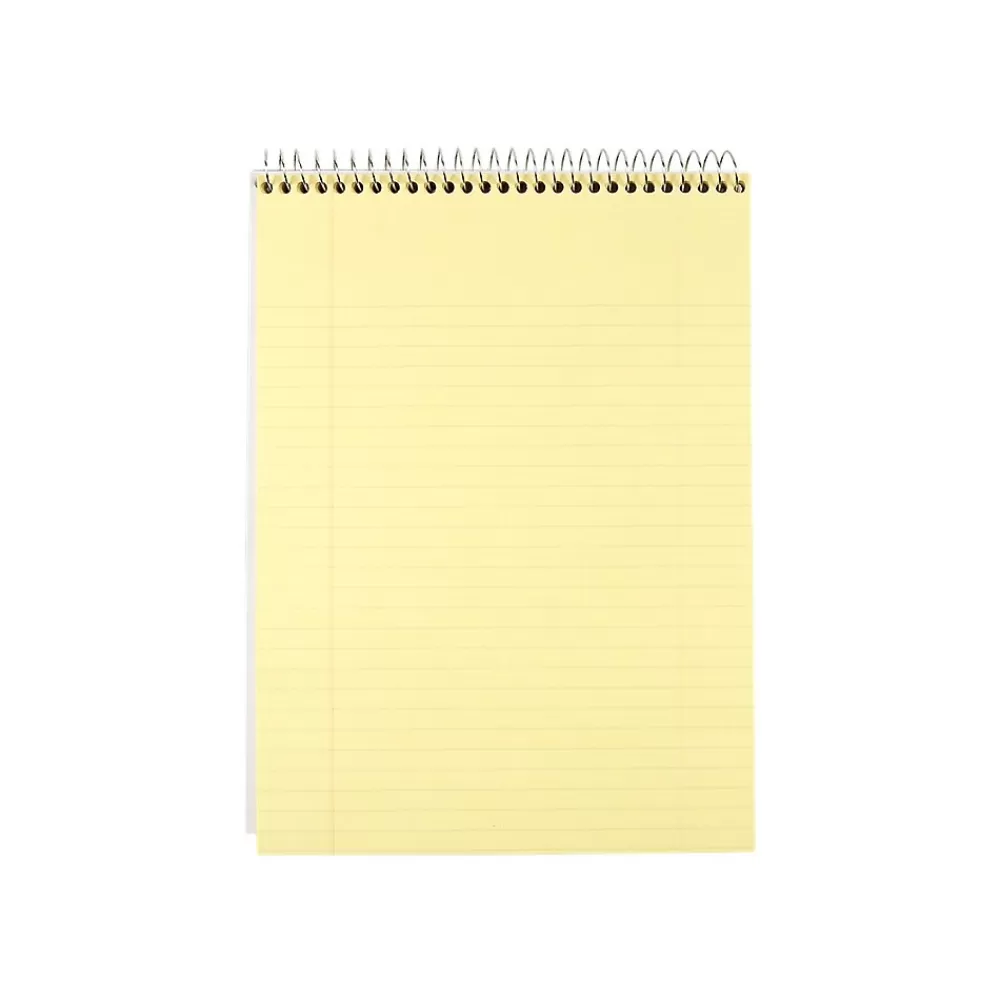 Mead Notepads<Cambridge Steno Book, 8.5" x 11", Wide Ruled, 70 Sheets, Blue (59880)