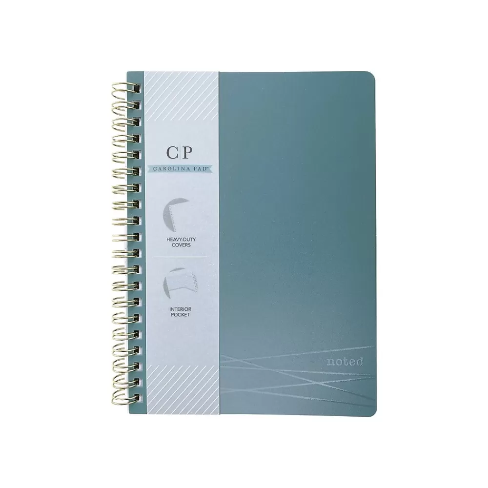 Carolina Pad Notebooks<Notebook, 5.25" x 7", College-Ruled, 100 Sheets, Assorted Colors (35073)