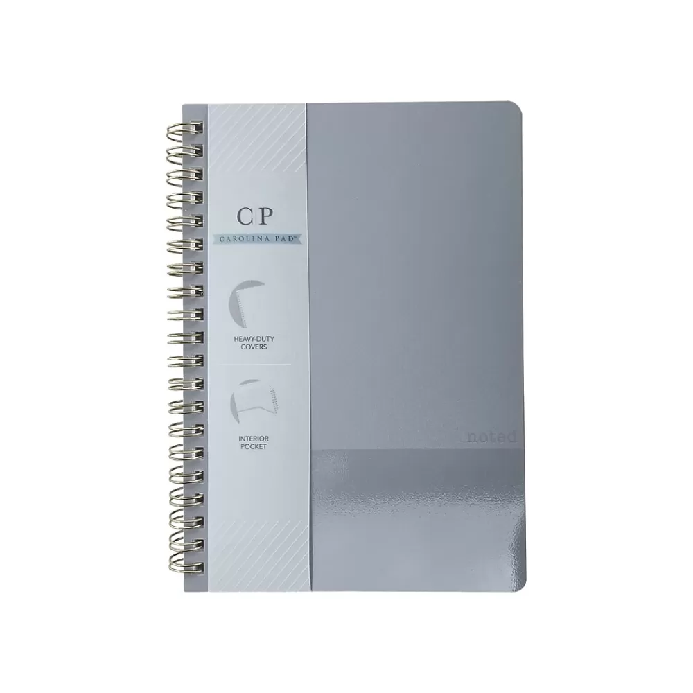 Carolina Pad Notebooks<Notebook, 5.25" x 7", College-Ruled, 100 Sheets, Assorted Colors (35073)