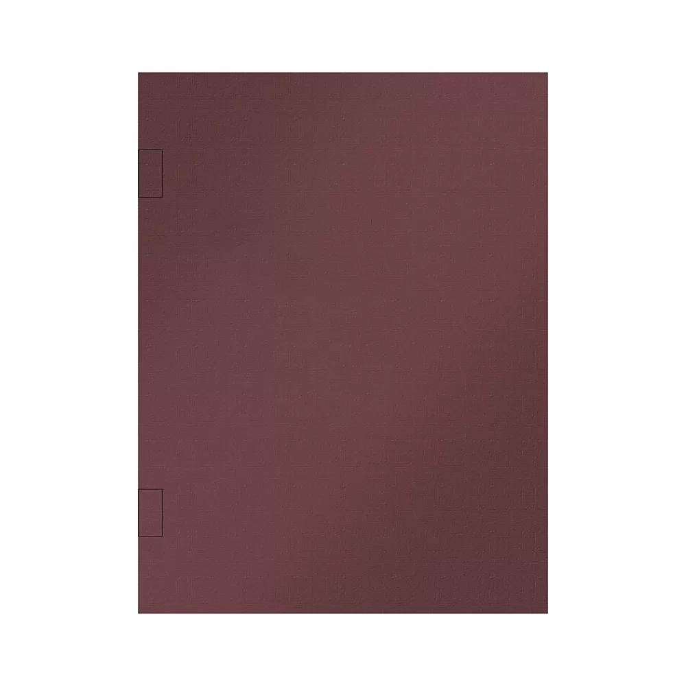 ComplyRight Pocket Folders<Tax Presentation Folder with Side-Staple Tabs, Burgundy, 50/Pack (PBSS24)