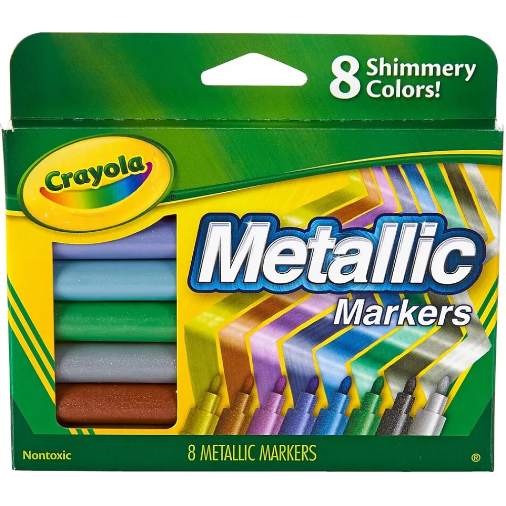 Crayola Markers<® Metallic Markers, Pack of 8 (BIN588628)