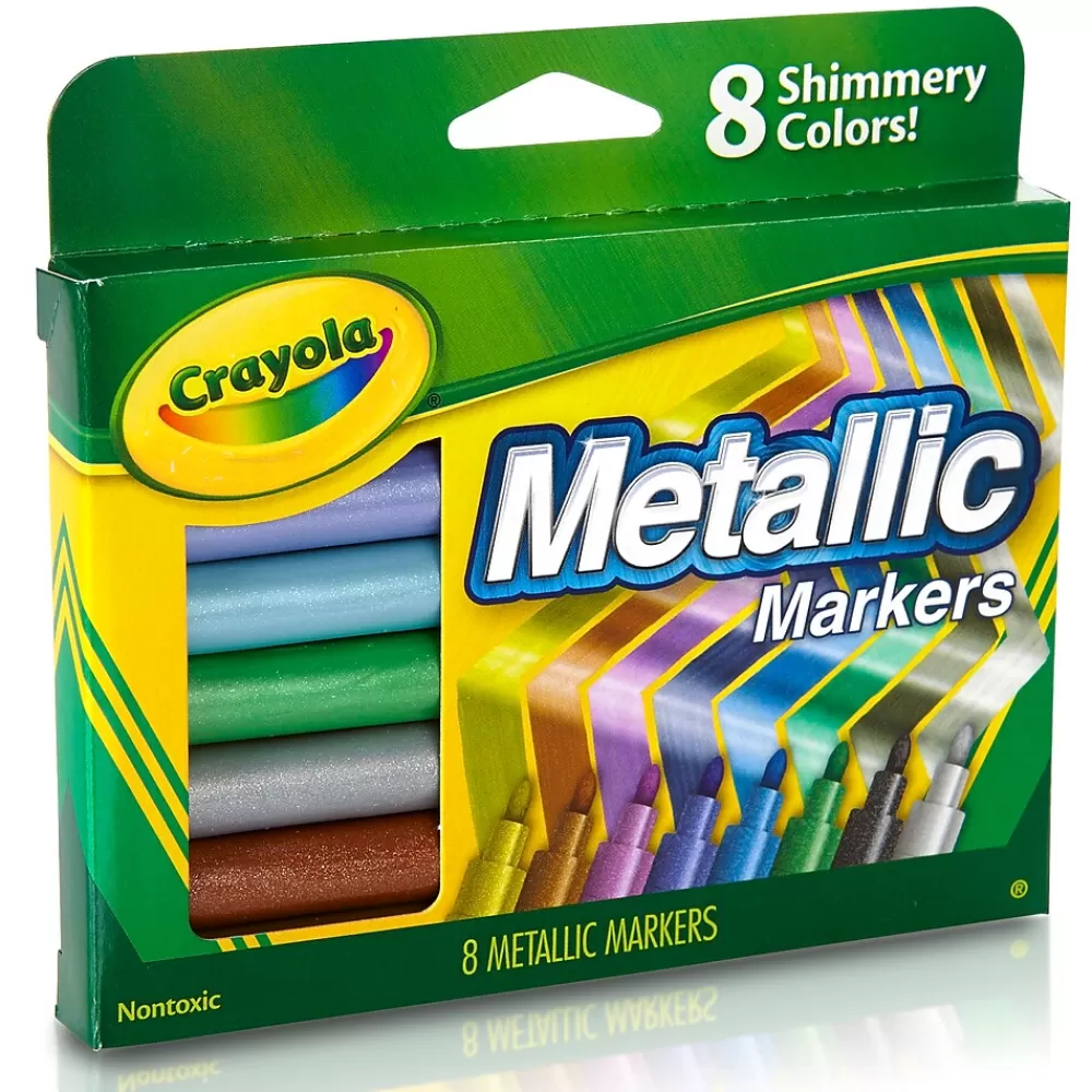 Crayola Markers<® Metallic Markers, Pack of 8 (BIN588628)