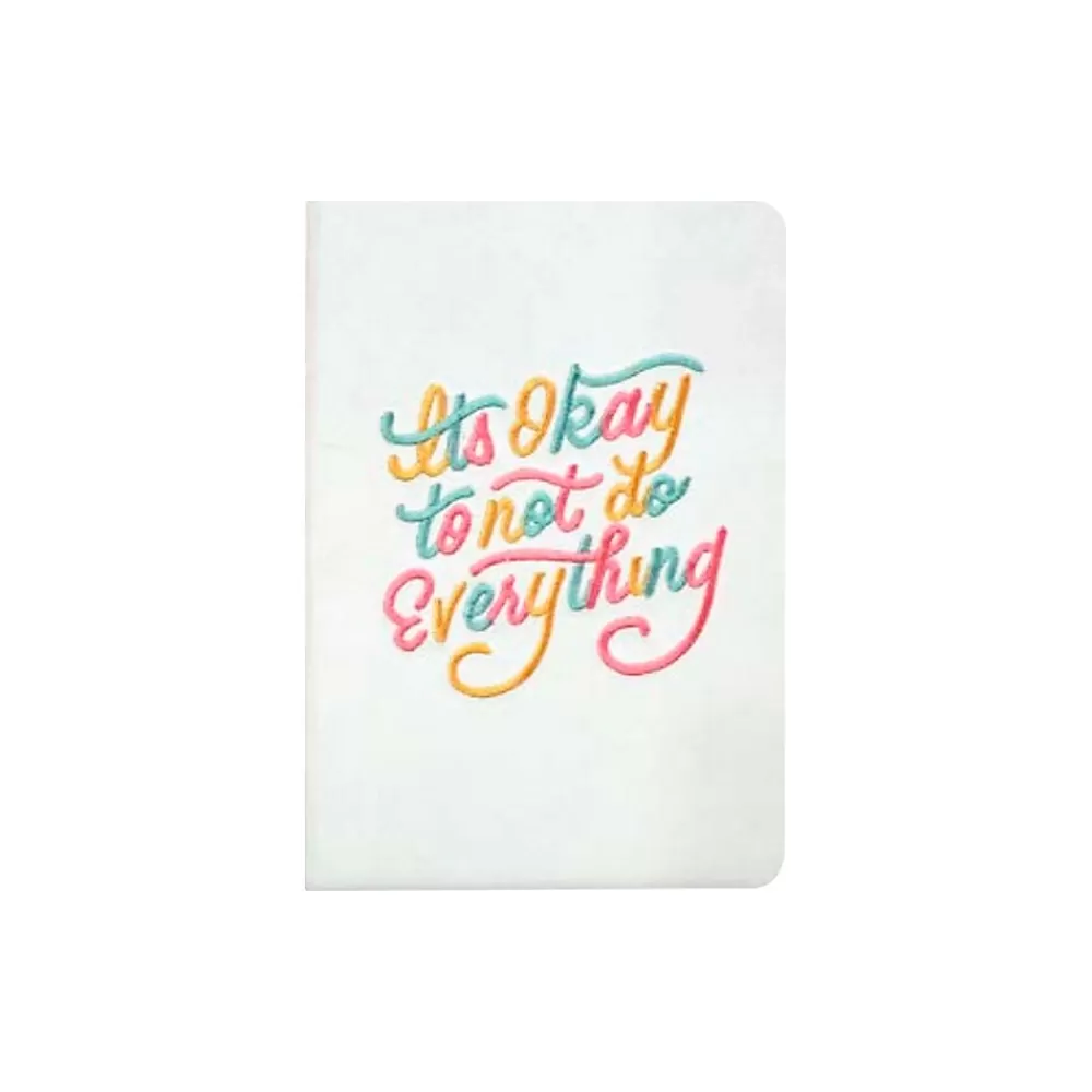 Denik Journals<It's Okay to Not Do Everything Journal, 5.75" x 8.25", College Ruled, MulticolorY, 144 Pages (AHBC839L)