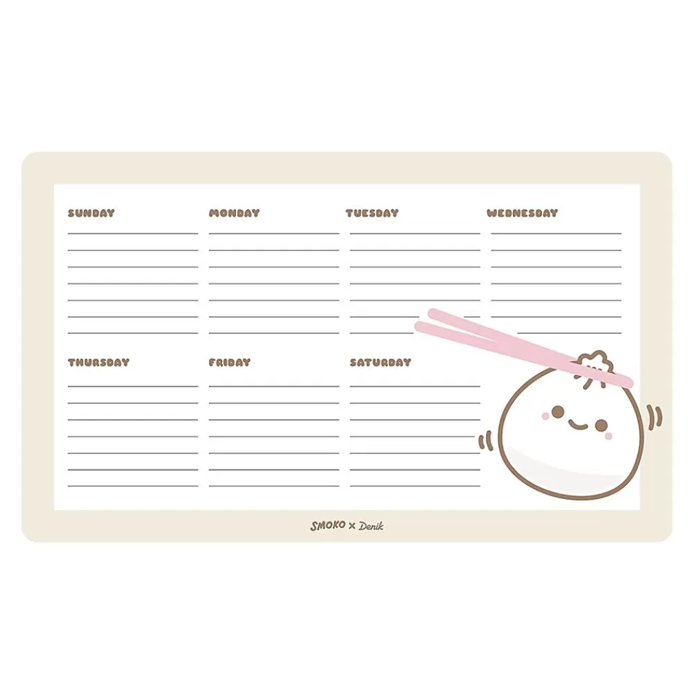 Denik Notepads<Lil B Dumpling Notepad, 10" x 6", Multicolor, 52 Sheets/Pad (DP1887)
