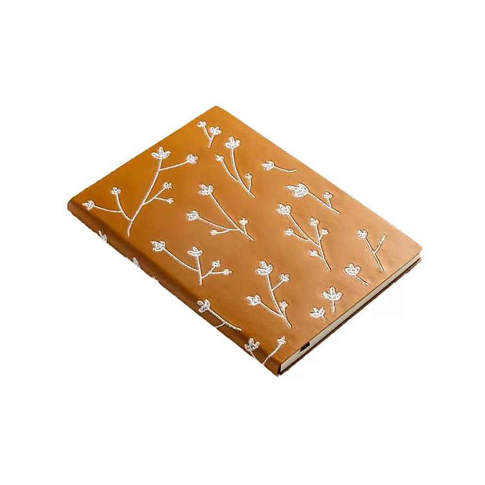 Denik Journals<Samantha Journal, 5.8" x 8.3", College Ruled, Orange/Cream, 144 Pages (AHBC508L)
