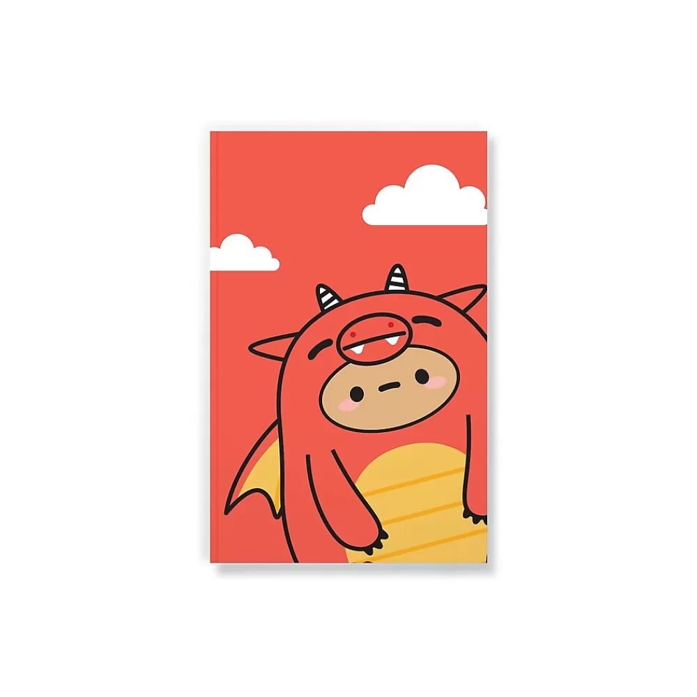 Denik Journals<Smoko Tayto Dragon Journal, 5.25" x 8.25", College Ruled, 144 Pages (LFC1902L)