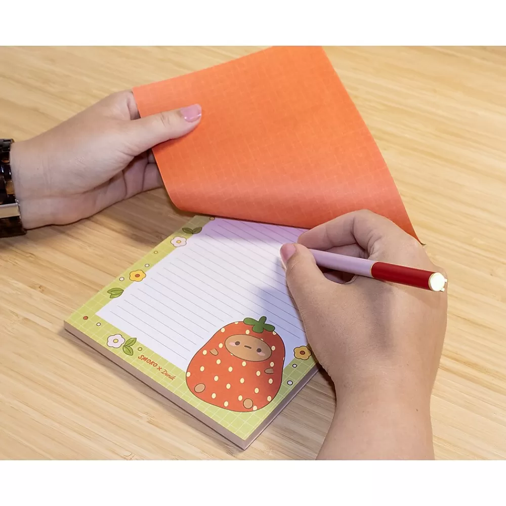 Denik Notepads<Tayto Strawberry Notepad, 5.25" x 8.25", Multicolor, 64 Sheets/Pad (NP1908)