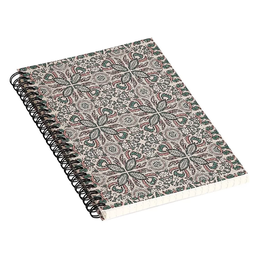 DENY Designs Notebooks<Amiah by Holli Zollinger Professional Notebooks, 5.5" x 8.25", Dotted, 40 Sheets, Multicolor (71294-NOBS01)