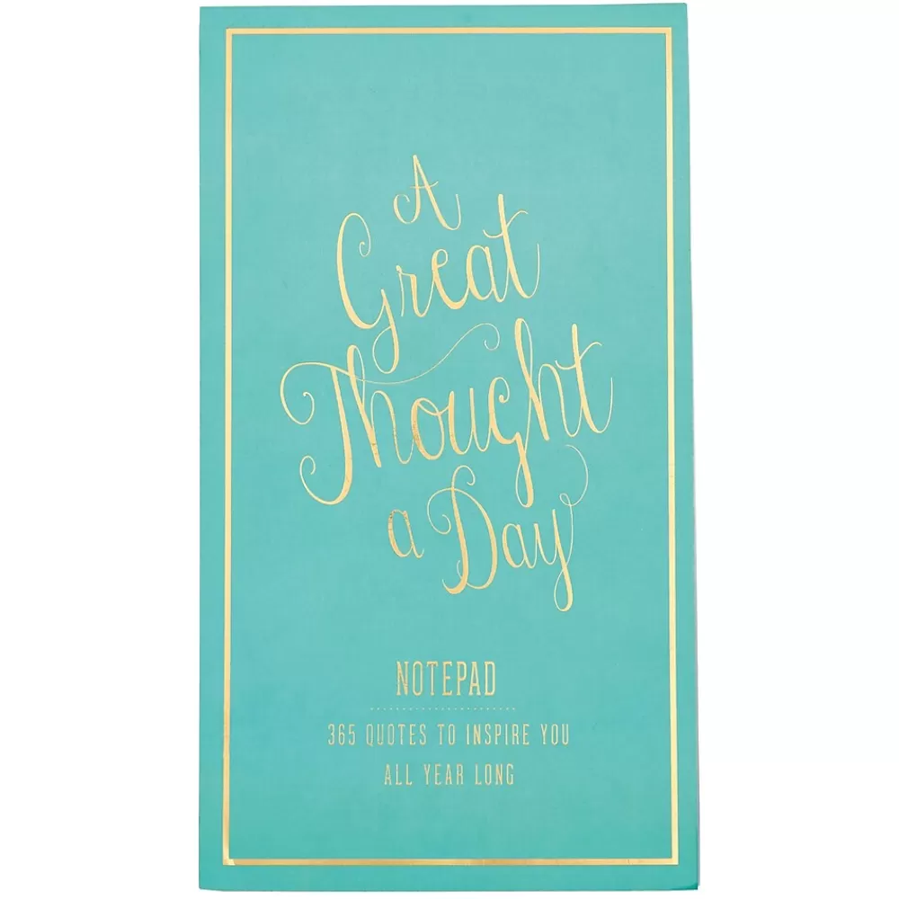 Eccolo Notepads<A Great Thought A Day 365 Notepad, 6" x 8", 365 Sheets (T609A-ST)