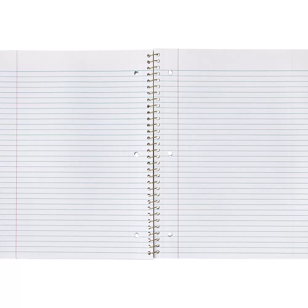Eccolo Subject Notebooks<1-Subject Notebooks, 8.5" x 11", College-Ruled, 80 Sheets, Assorted Colors, 3/Pack (ST839A-3PACK)