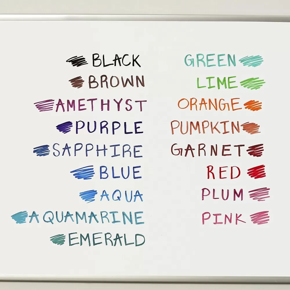 Expo Markers<Dry Erase Markers, Chisel Tip, Assorted, 16/Pack (81045)