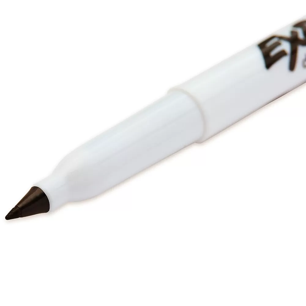 Expo Markers<Dry Erase Markers, Ultra Fine Tip, Black, 12/Pack (1871131)